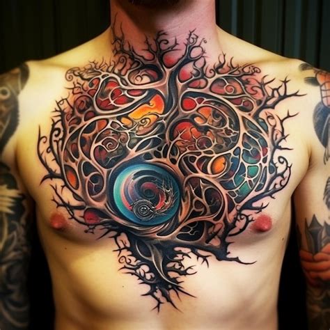 tatuajes pecho hombre|Tatuajes hombre pecho